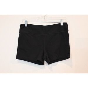 Athleta Women’s Medium Spandex Shorts Bike Black Mid Rise
